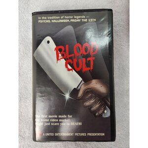 1985 Blood Cult Betamax United Entertainment Horror Slasher Cult Gore Rare